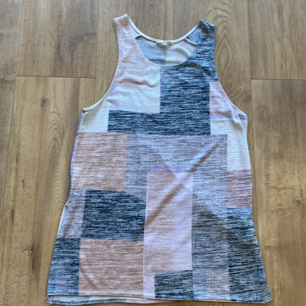 Wilfred Free | Ornella tank in pink, grey, purple, cream (Aritzia) - Picture 2 of 11